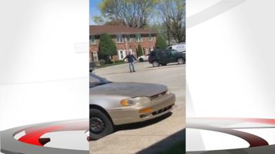 Still from witness video of man shot by police 4-9-19