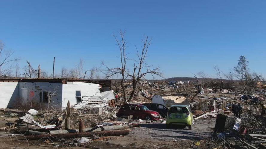 Tornado damage