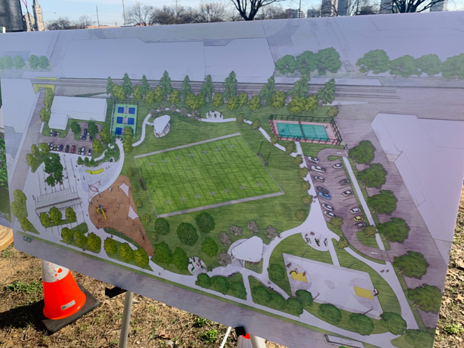 Renderings for new park in Russell neighborhood