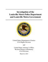 Investigation of the Louisville Metro Police Department and Louisville Metro Government