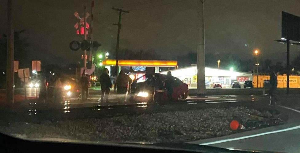 car stuck on tracks 1