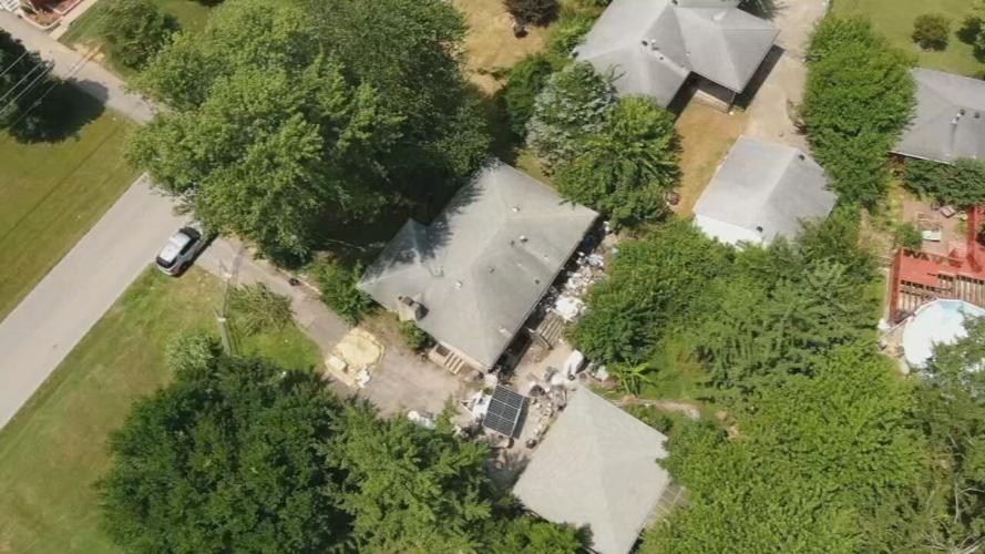 Police are investigating after saying dangerous chemicals were found in a home on Applegate Lane