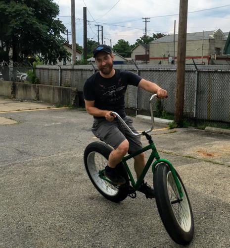 Nathan Green rides bike before accident