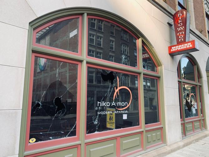 LMPD Protest - Hiko A Mon Japenese Restaurant
