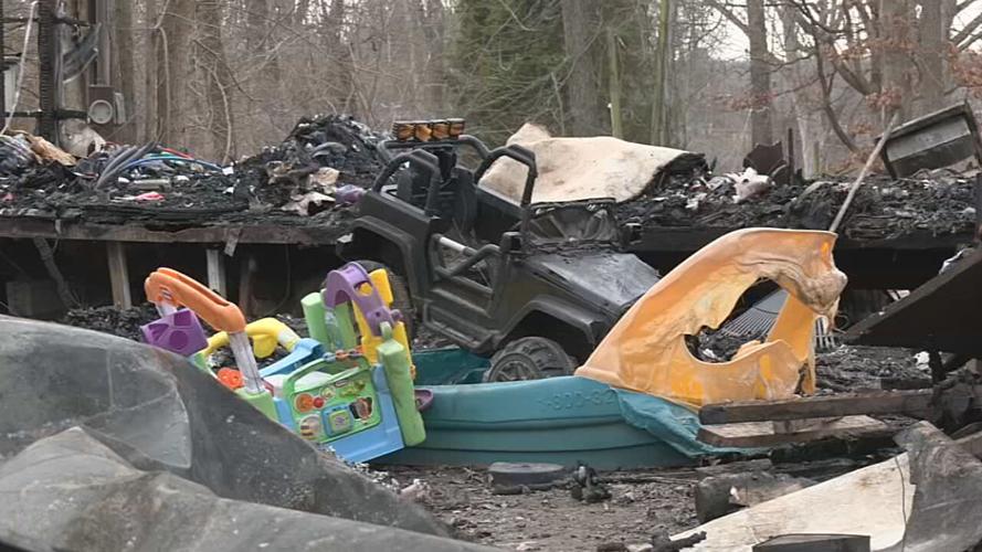 FAMILY DISPLACED IN HOUSE FIRE