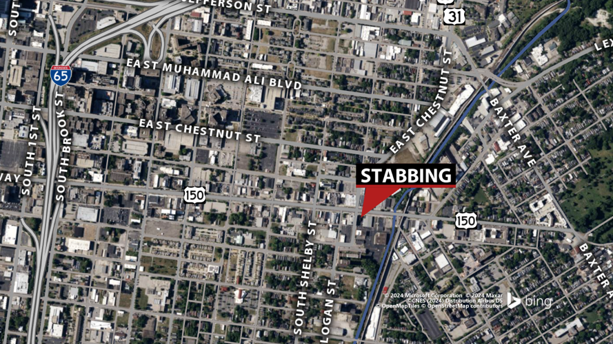 Map of East Broadway stabbing