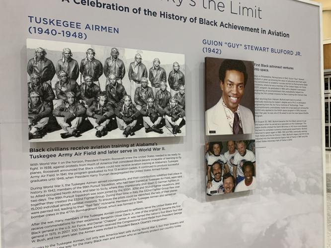 Sky's the Limit display - Tuskegee Airmen