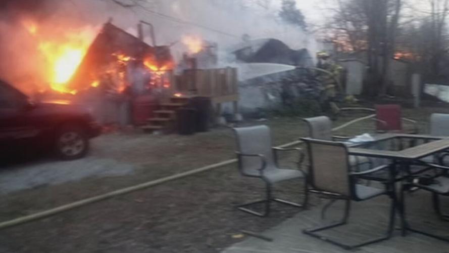 FAMILY DISPLACED IN HOUSE FIRE