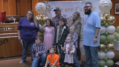 National Adoption Day ceremony