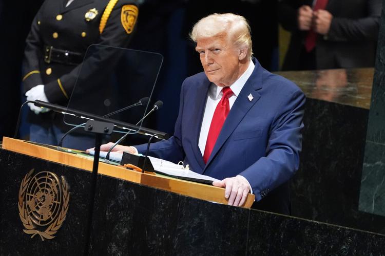 UN General Assembly Donald Trump 9-23-2025