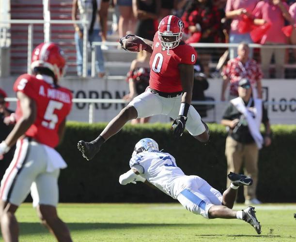 Georgia's Darnell Washington against Kentucky
