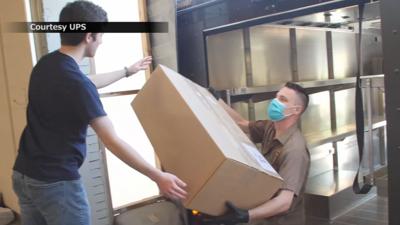 UPS distributing thousands of face shields manufactured in U of L lab