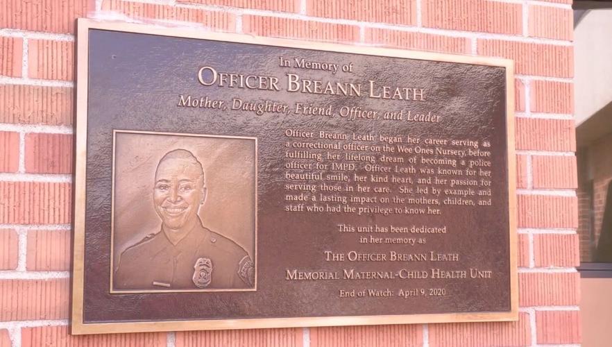 Officer Breann Leath memorial.JPG