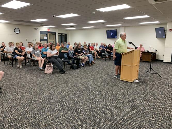 Floyd County Council tax hike meeting, vote 7-26-23
