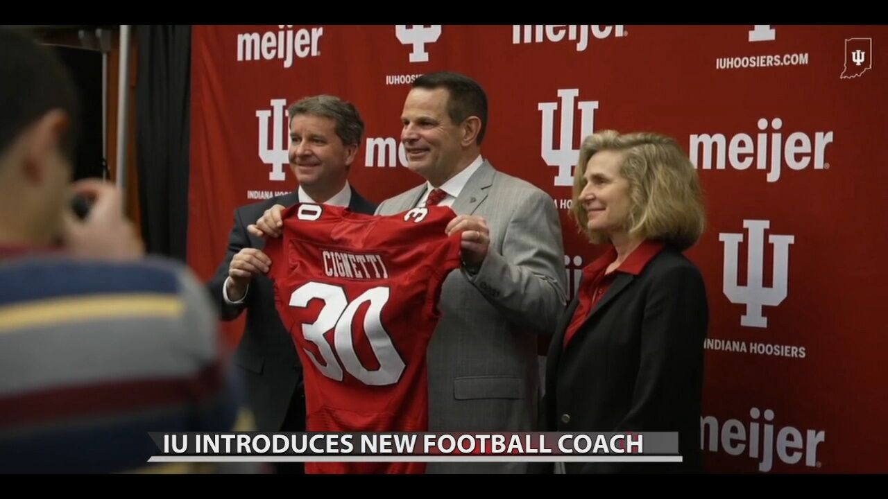 Indiana University Introduces Curt Cignetti As 30th Head Football Coach ...