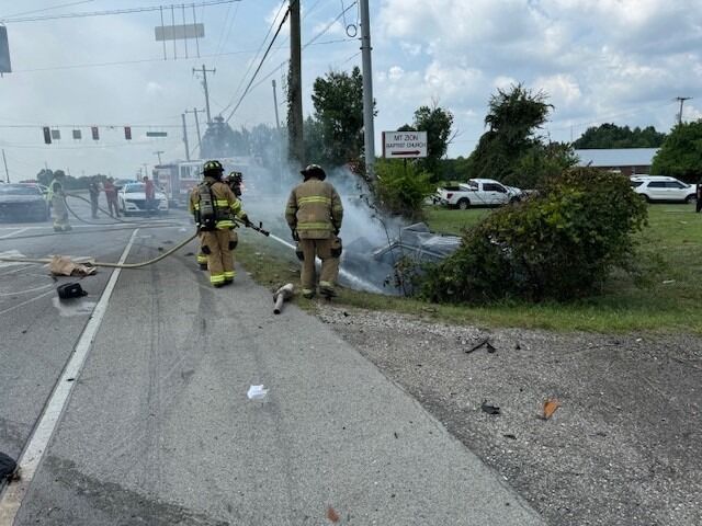 Fiery crash on U.S. 31 in Clarksville - 7.25.24