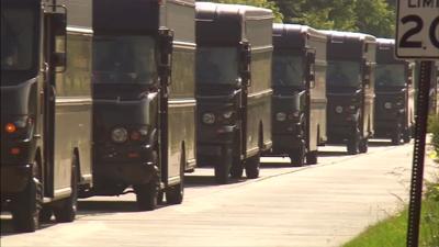 UPS trucks (file)
