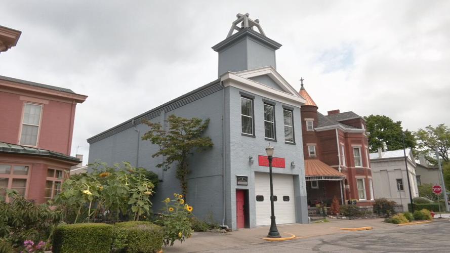 Fire station in Madison, Indiana