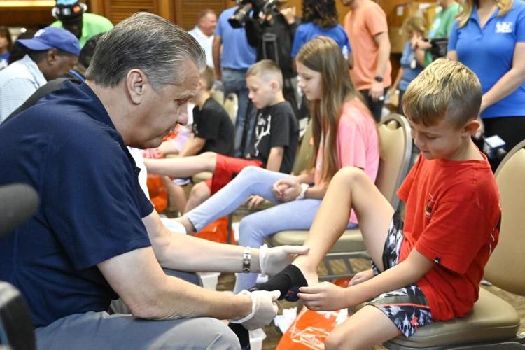 John Calipari helping flood victims