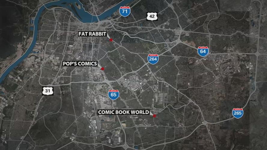 Thanksgiving morning break-ins map