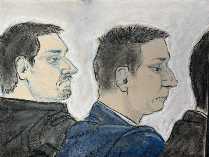 COURTROOM SKETCHES - Joseph Lawson listens to testimony  -6-27-025.jpeg