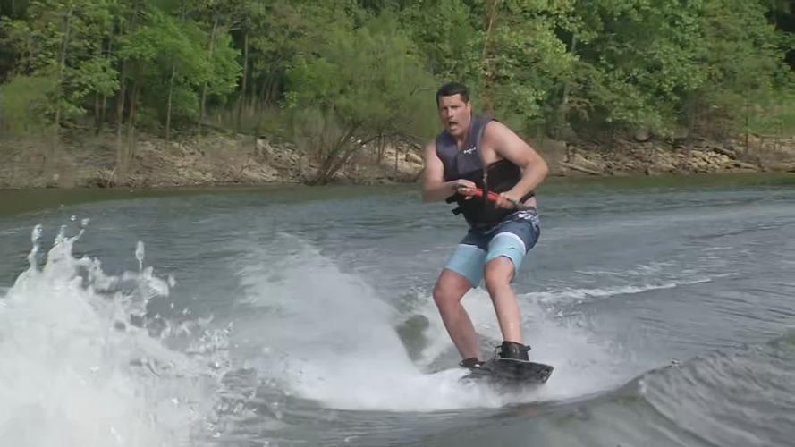 Keith wake boarding