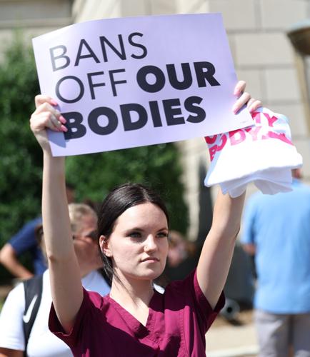 Abortion rally in downtown Louisville
