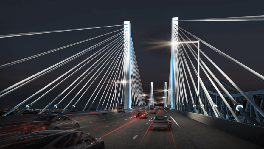 Rendering of the Brent Spence Companion Bridge