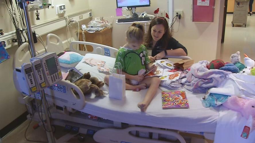 Valentine's Day cards delivered to kids at Norton Children's Hospital on Feb. 14, 2020