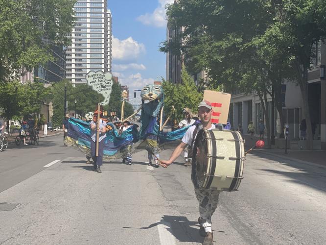 CycLOUvia in downtown Louisville on June 5, 2022.