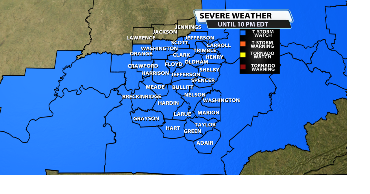 Severe Thunderstorm Watch! Locations Included, The Main Threats, Plus What Time It Ends... Jul 21, 2026 17 mins ago