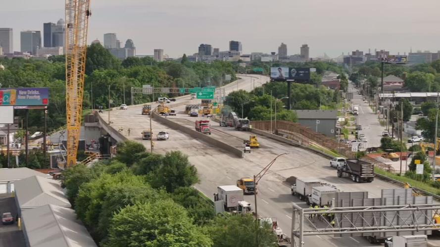 I-65 shutdown ramp 6-1-26 DRONE
