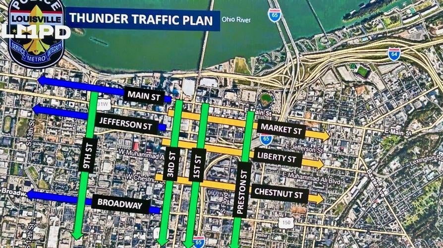 LMPD THUNDER TRAFFIC PLAN