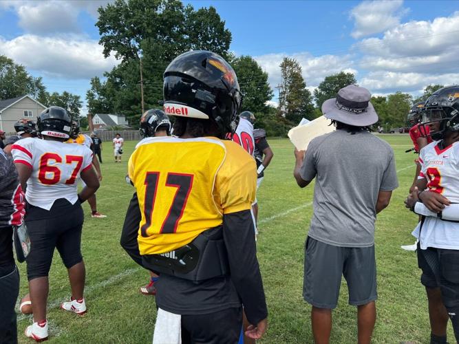 Seneca football practice