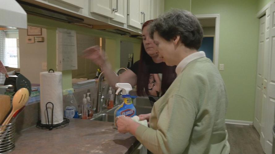 Day Spring clients in kitchen setting