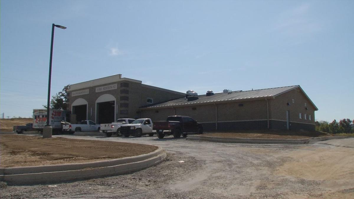 Construction on new Shepherdsville fire station, training facility