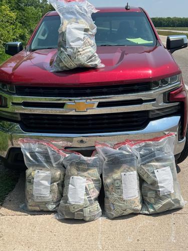 $1.7 million seized by the Clarksville Police Department on May 23, 2023