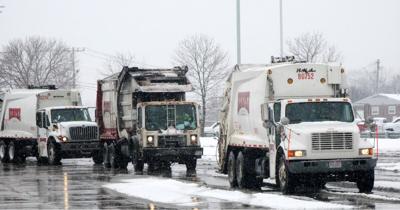 Rumpke garbage trucks