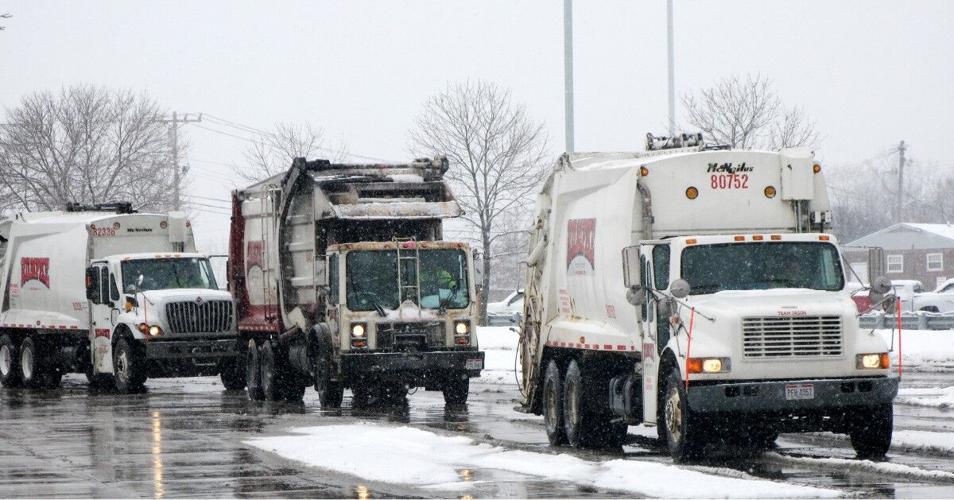 Rumpke garbage trucks