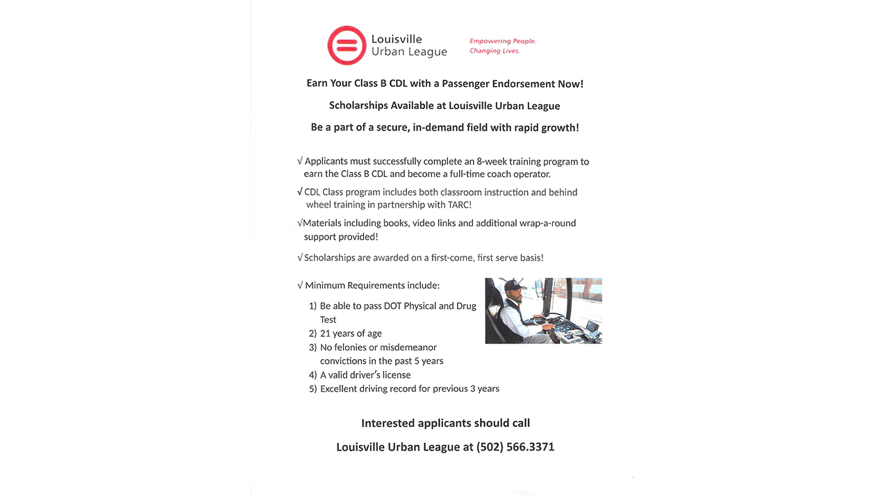 Louisville Urban League flyer 2