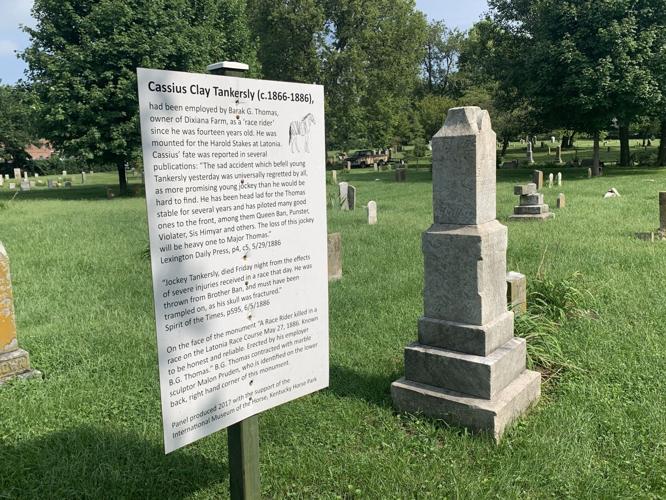 Cassius Clay Tankersly marker and tombstone.JPG