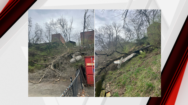 Wdrb Exploding Tree Tree falls on iconic plane at Headliners Music Hall during heavy winds ...