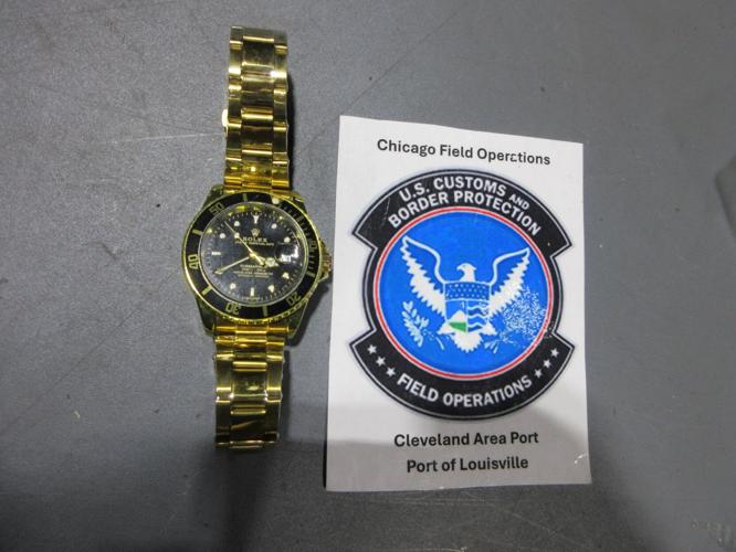 Counterfeit watch seized by CBP Aug. 18