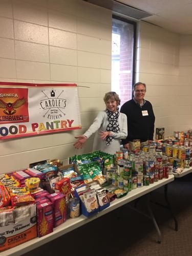 Family tragedy leads to weekly food pantry at Seneca High School