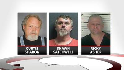 Curtis Sharon, Shawn Satchwell and Rickey Asher