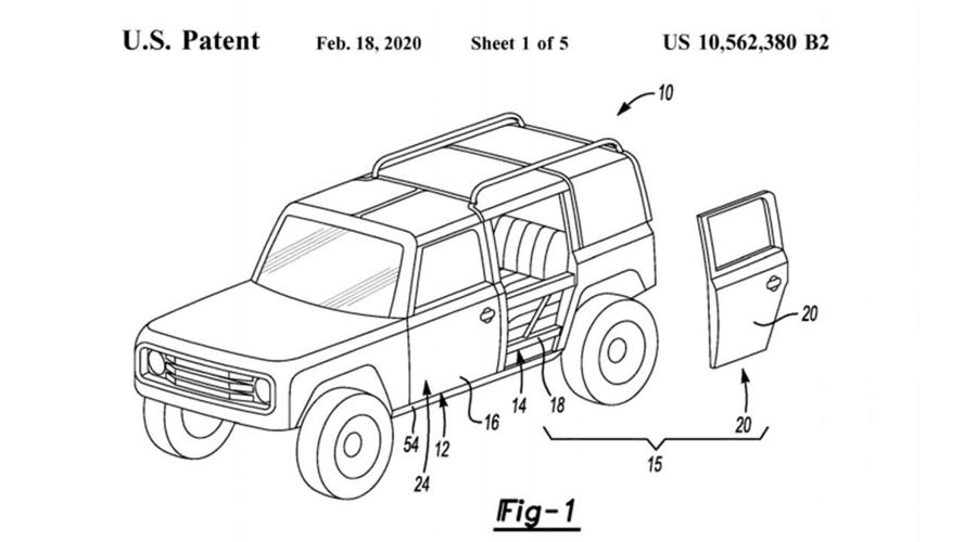 New Ford Bronco Prototype Sketch