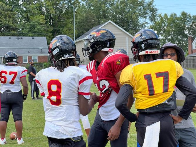 Seneca football practice