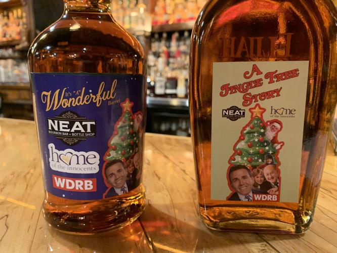 Neat Bourbon Bar bottles