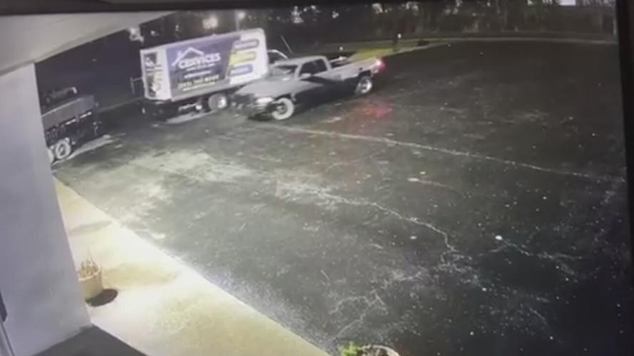 The owner of Cervices Roofing said someone stole the company's trailer. She shared surveillance video with WDRB News.