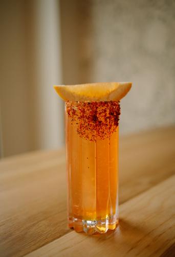 Pink Cocktail at Enso
